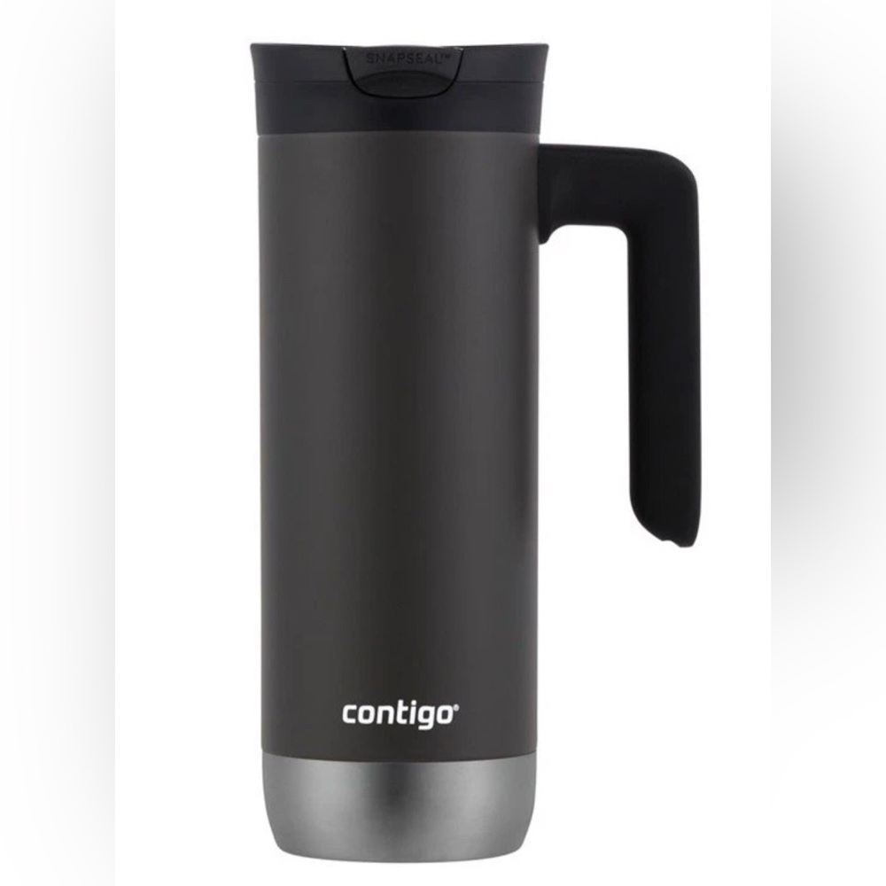 Contigo Matte Black Travel Mug with Handle
